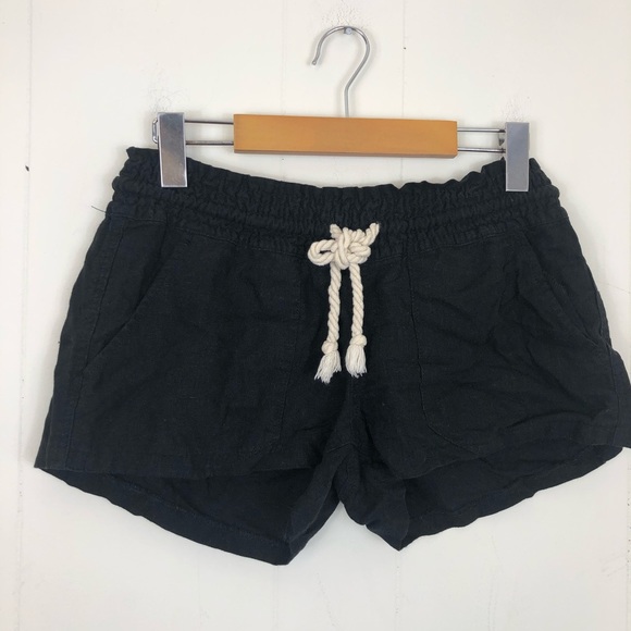 Roxy Linen Oceanside Shorts Sz S - Picture 5 of 10